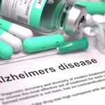 Diagnosis – Alzheimers Disease. Medical Concept with Blurred Background.