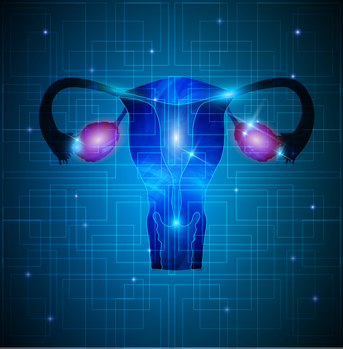 Uterus and ovaries abstract background - Hospital News