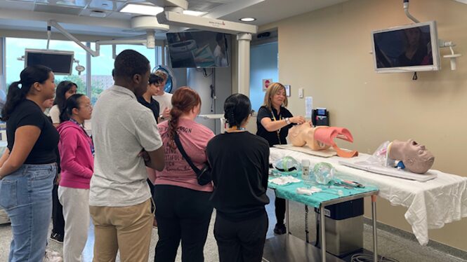 Trauma Career Bootcamp  allows students to explore health-care careers